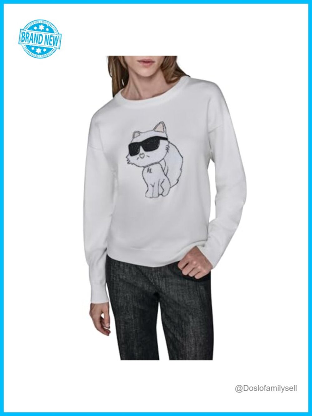 Long Sleeve Crew Neck Pullover Sweater Casual Luxury Layer